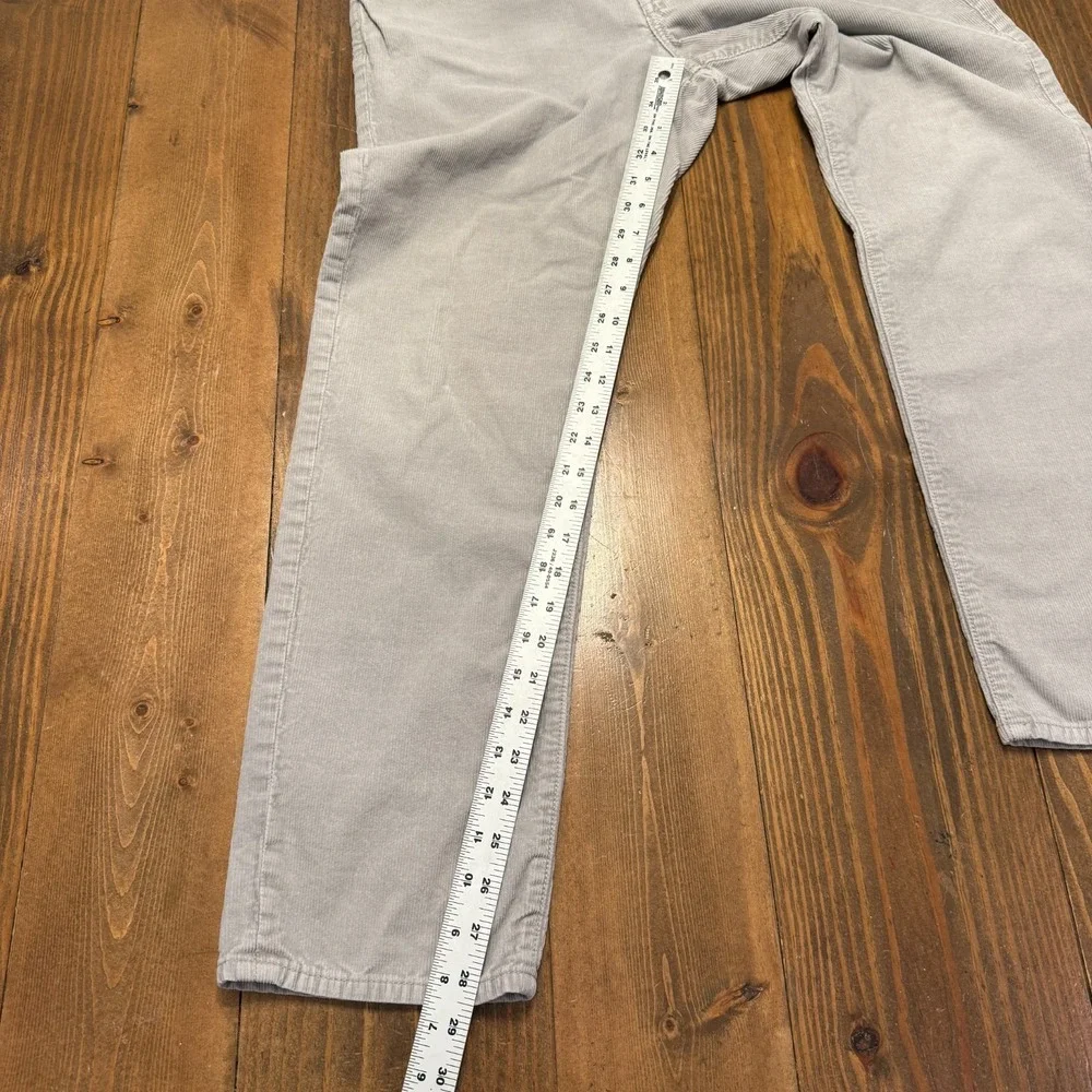 J. Crew‎ Men's Gray Corduroy Straight Leg Pants Style 770 Size 34x30